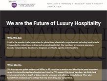 Tablet Screenshot of luxuryhotelassociation.org